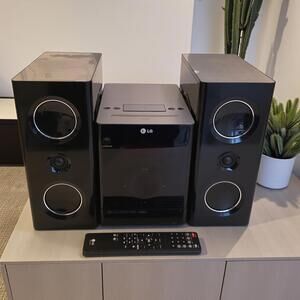 LG FB163 Hi-Fi Stereo Sound System w/ Speakers & Remote – Tested – CD/DVD/MP3